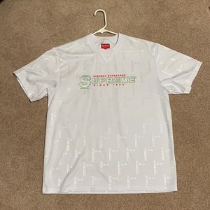 White Supreme tee